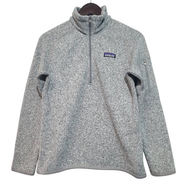 Patagonia Tops - Patagonia Better Sweater 1/4-Zip Fleece Gray Small GUC Recycled Poly